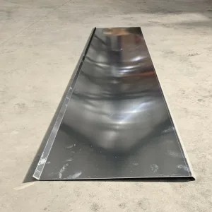 Guardabarros trasero aluminio sistema SUD 1800x370 + 6 tornillos autoperforantes 63x25
