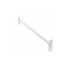 Larguero horizontal blanco para estantería profesional 200 kg