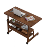 Mesa ajustable para portátil 80x40x(69-90) cm – Nogal