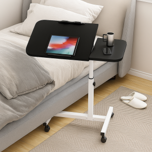 Mesa ajustable para portátil – 60×40×(27–40) cm – NEGRO