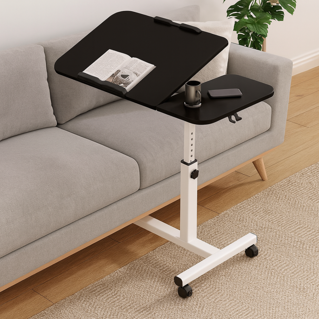 Mesa ajustable para portátil – 60×40×(27–40) cm – NEGRO 3 Mesa ajustable para portátil – 60×40×(27–40) cm – NEGRO