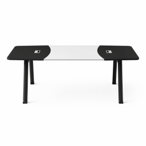 Mesa de conferencias MinimalEdge, patas metálicas