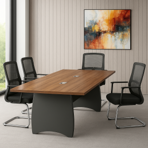 Mesa de conferencias diseño moderno y elegante calidad premium dimensiones 24001200750