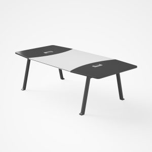 Mesa de conferencias patas de metal diseño moderno y elegante calidad premium dimensiones 20001000750