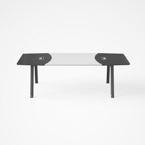 Mesa de conferencias patas de metal diseño moderno y elegante calidad premium dimensiones 20001000750