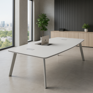 Mesa de conferencias patas de metal diseño moderno y elegante calidad premium dimensiones 22001100750