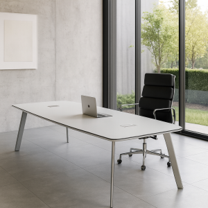 Mesa de conferencias patas de metal diseño moderno y elegante calidad premium dimensiones 22001100750