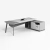 Mesa de oficina con armario lateral diseño moderno y elegante calidad premium