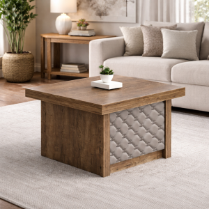 Mesa de té fabricada en tablero melaminado