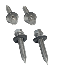 Mini abrazadera para paneles sándwich R23+EPDM+4 tornillos autoperforantes