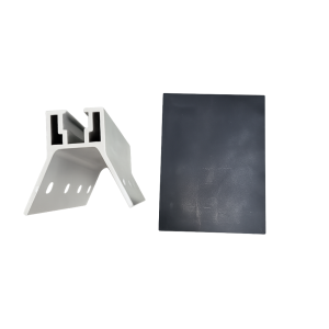 Mini abrazadera para paneles sándwich R23+EPDM+4 tornillos autoperforantes