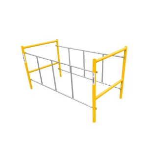 Módulo superior para andamio – marco doble tipo H, W900H1000L1800 mm – naranja