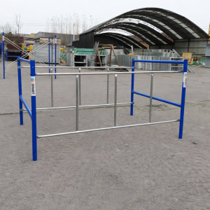 Módulo superior para andamio – marco tipo H doble, W1219H1000L1800mm – azul