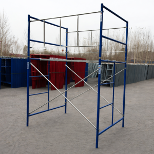 Módulo superior para andamio – marco tipo H doble, W1219H1000L1800mm – azul