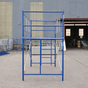 Módulo superior para andamio – marco tipo H doble, W1219H1000L1800mm – azul