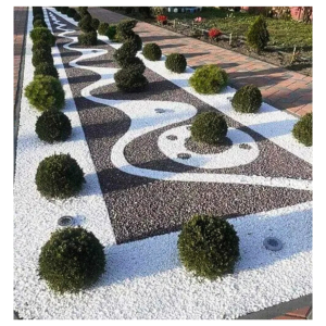 Mosaico decorativo blanco 15-30 mm por saco de 50 kg