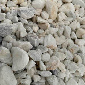 Mosaico decorativo blanco 15-30 mm por saco de 50 kg