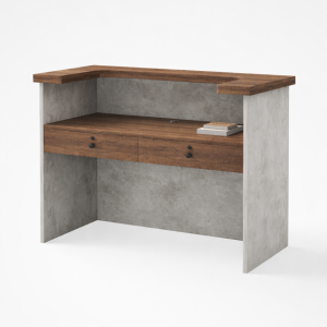 Mostrador de recepción SMART HEATER con cajones suspendidos