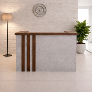 Mostrador de recepción SMART HEATER con cajones suspendidos