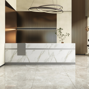 Mostrador de recepción diseño moderno y elegante calidad premium