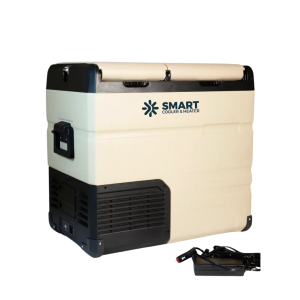 Nevera portátil para coche con compresor Smart Cooler -55l bluetooth y doble zona de refrigeración impuesto ecológico incluido