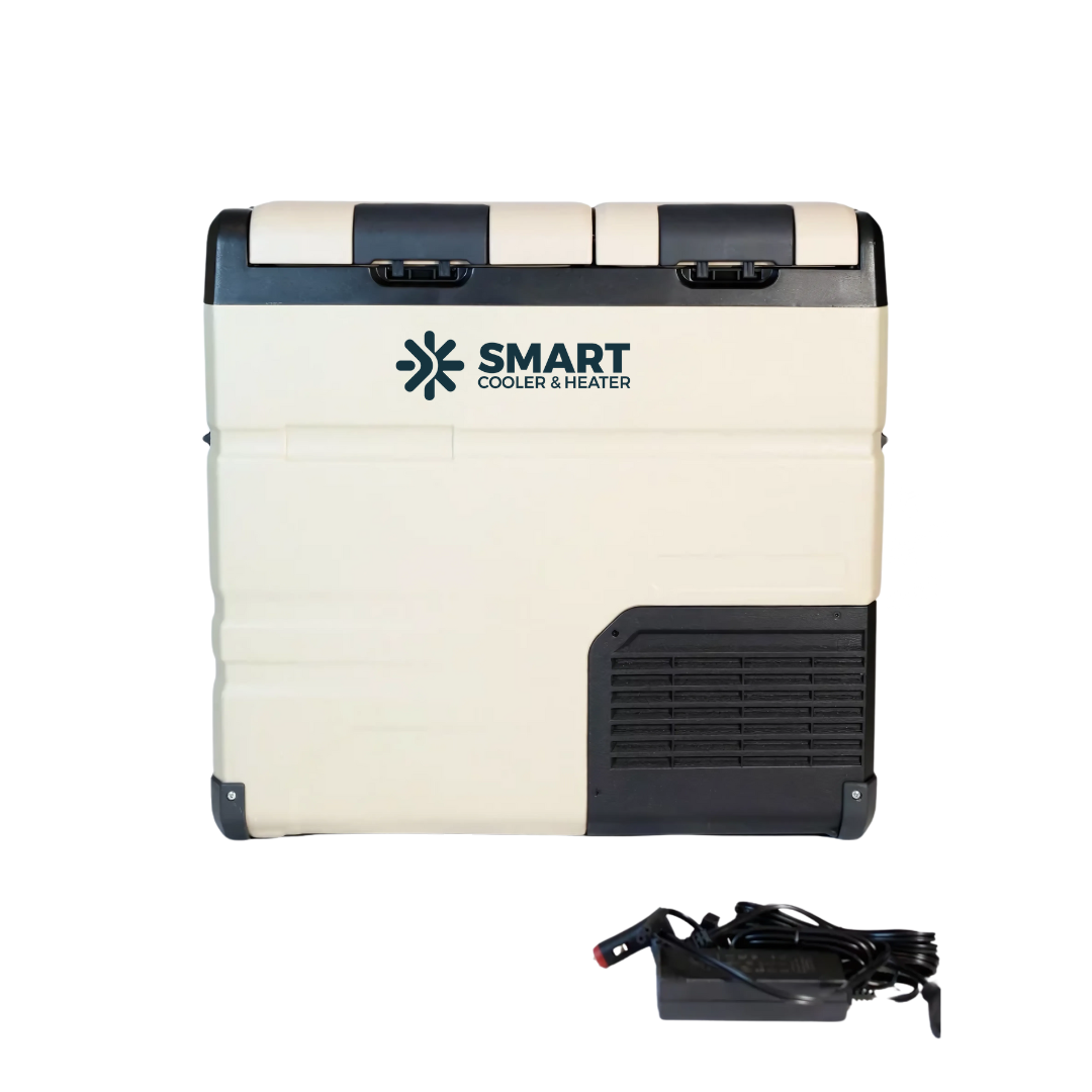 Nevera portátil para coche con compresor Smart Cooler -55l bluetooth y doble zona de refrigeración impuesto ecológico incluido Nevera portátil para coche con compresor Smart Cooler -55l bluetooth y doble zona de refrigeración impuesto ecológico incluido
