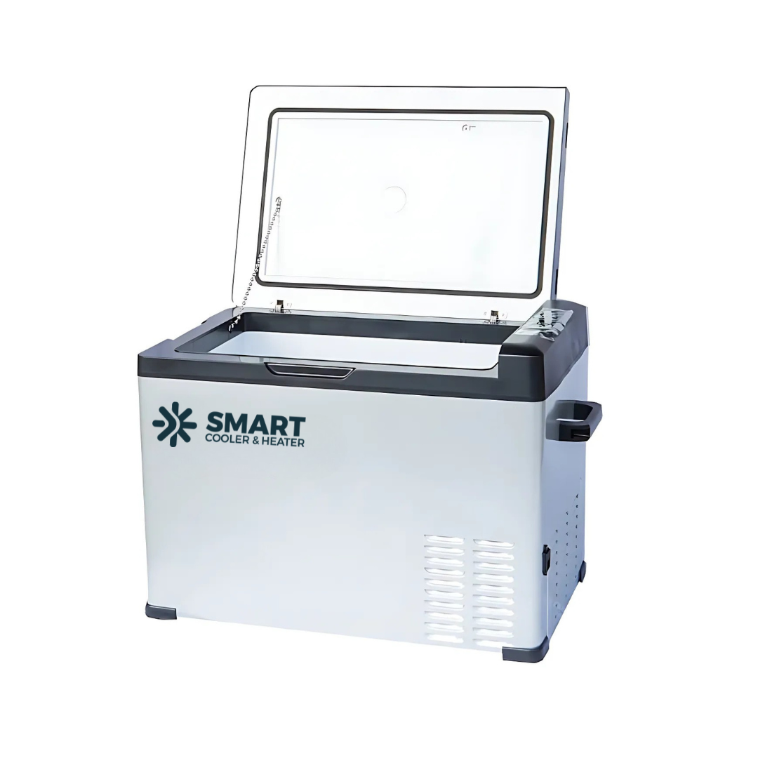 Nevera portátil para coche con compresor Smart Cooler de 40l 12-24 V pantalla LCD1 Nevera portátil para coche con compresor Smart Cooler de 40l 12-24 V pantalla LCD