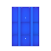 Panel de encofrado con dimensiones: 1000×600×50 mm