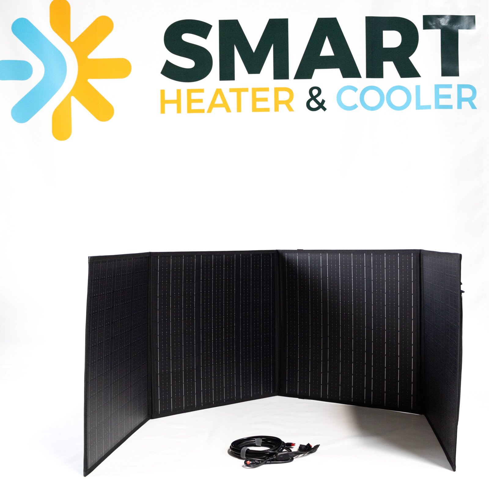 Panel solar portátil 200W plegable en 4 piezas IP65 con alimentación directa para neveras de coche 4