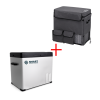 Paquete frigorífico para coche con compresor Smart Cooler 50l 12 24 220v + funda protectora termoaislante