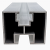 Perfil de aluminio para sujeción de paneles solares fotovoltaicos 3,6 m