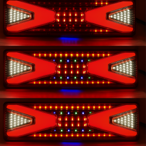 SET Luces traseras P.TIP77-OFF ROAD 33 cm 12V-24V IP67 Resistente al agua