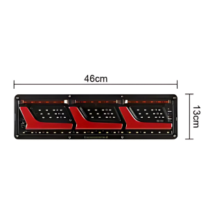 SET de luces traseras P.TIP66-OFF ROAD 46 cm
