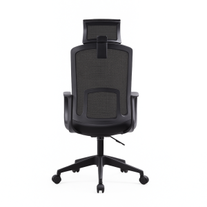 Silla de oficina ergonómica con reposacabezas ajustable