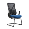 Silla de oficina ergonómica con respaldo de malla brazos fijos y estructura de acero – W550D615H1040 mm