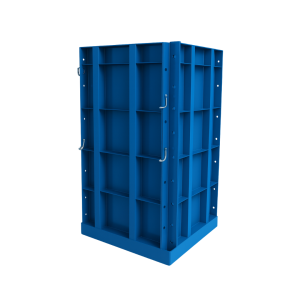 Sistema de encofrado de acero H1000 – configurado con paneles 600x2 + 400x4