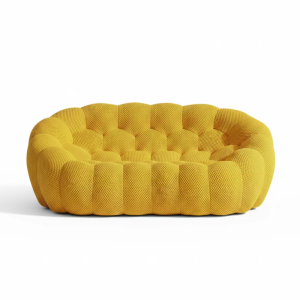 Sofá Bubble Comfort – 2 plazas, espuma de alta calidad, comprimido, sin montaje