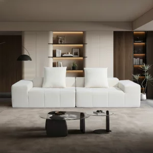 Sofá Oslo – 3 plazas, espuma de alta calidad, comprimido, sin montaje 4