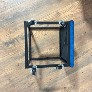 Taburete multifuncional 5 en 1 de terciopelo – color azul