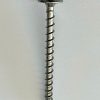 Tornillo de acero inoxidable con cabeza hexagonal de anclaje a la estructura fotovoltaica M8 100