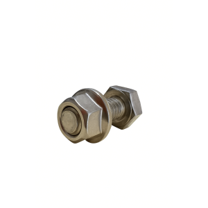 Tornillo y tuerca de acero inoxidable – hexagonales M10 para riel R23