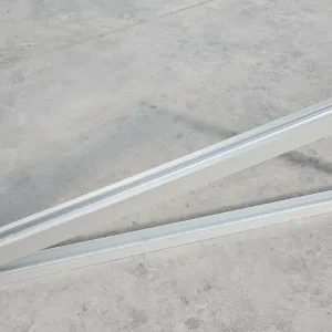 Triángulo de montaje de aluminio para paneles fotovoltaicos ángulo de 15 grados