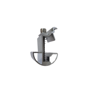 Abrazadera final 30-40 mm, para carril de acero galvanizado, sistema de suelo