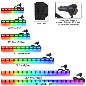 Barra LED Off-Road de 17.5 pulgadas – múltiples modos de iluminación