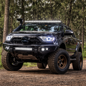 Barra LED Slim 6D 28 pulgadas 216W – Lentes dobles perfil delgado