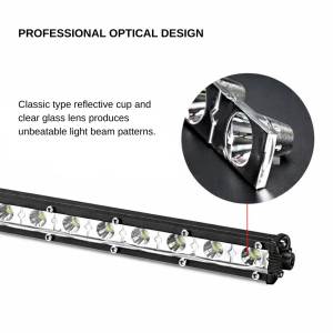 Barra LED Slim 6D – lente óptica única 13 pulgadas 36W Off-Road