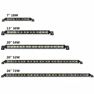 Barra LED Slim 6D – lente óptica única 13 pulgadas 36W Off-Road