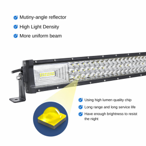 Barra LED curvada – tres filas de LED 22 pulgadas 270W