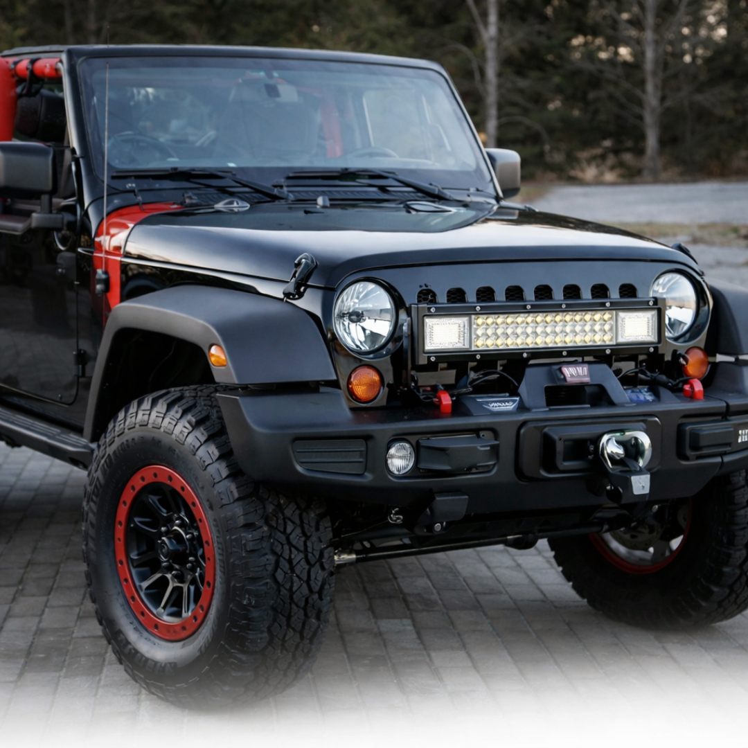 Barra LED recta – tres filas de LED diseño estilo Hummer 14 pulgadas 162W 3