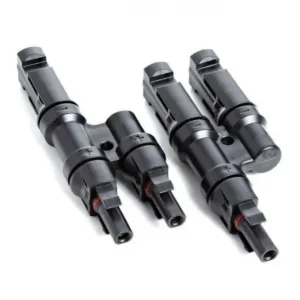 Conector MC4 Y 2 en 1 para material de contacto de cobre del panel solar estañado